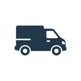 ikona busa - kuriera w kolorze 0e1a2b