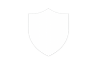 Ikona Tarczy Biala z przezroczystym tlem