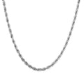 Łańcuch Rope 4mm Srebrny