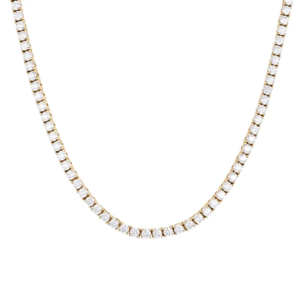 Łańcuch Tennis 4mm Złoty